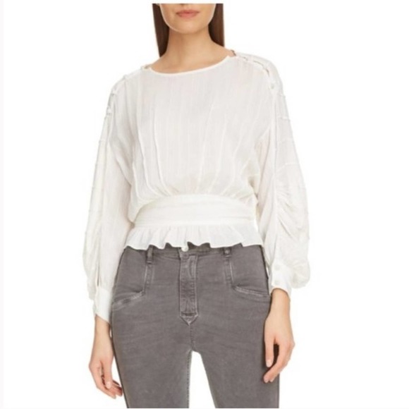 Isabel Marant Tops - ISABEL MARANT ÉTOILE NWT Pleated Peplum Top 2